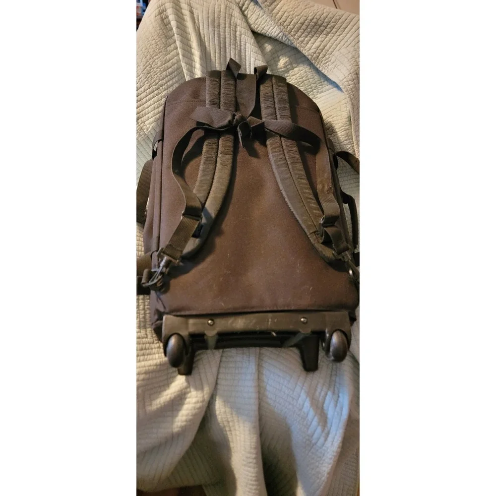 Cargo Gear Rolling Backpack — Travel Suitcase/Backpack Combo Blue/Black